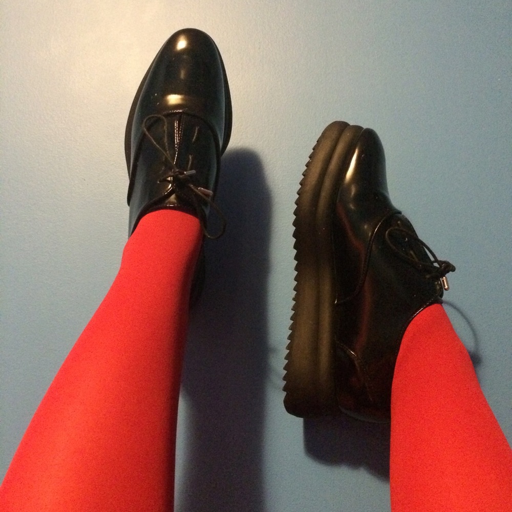 Zara Shoes Oxford Platform